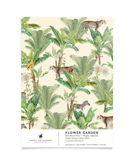 Creative Lab Amsterdam behang Flower Garden wallpaper sample