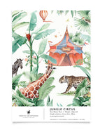 Creative Lab Amsterdam behang Jungle Circus Wallpaper sample