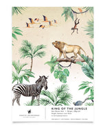 Creative Lab Amsterdam behang King of the Jungle wallpaper sample