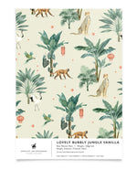 Creative Lab Amsterdam behang Lovely Bubbly Jungle Vanilla wallpaper sample