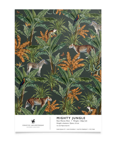 Creative Lab Amsterdam behang Mighty Jungle wallpaper sample