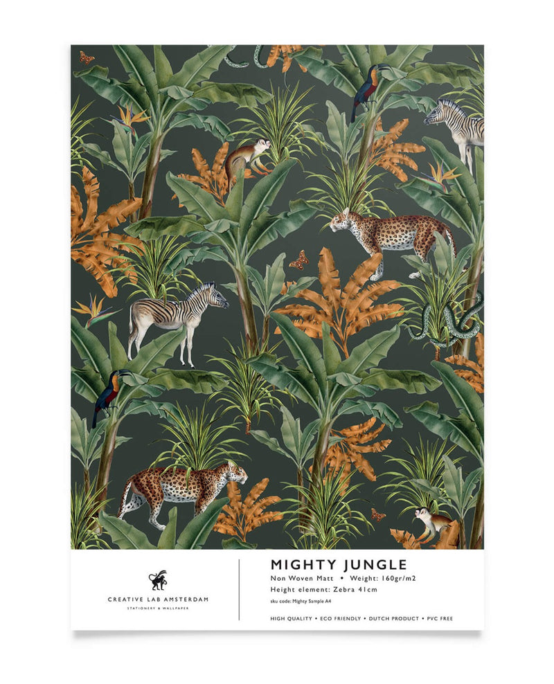 Creative Lab Amsterdam behang Mighty Jungle wallpaper sample
