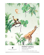 Creative Lab Amsterdam behang Monkey Jungle Wallpaper Sample