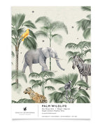 Creative Lab Amsterdam behang Palm Wildlife wallpaper sample