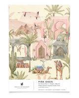Creative Lab Amsterdam behang Pink Oasis Wallpaper sample