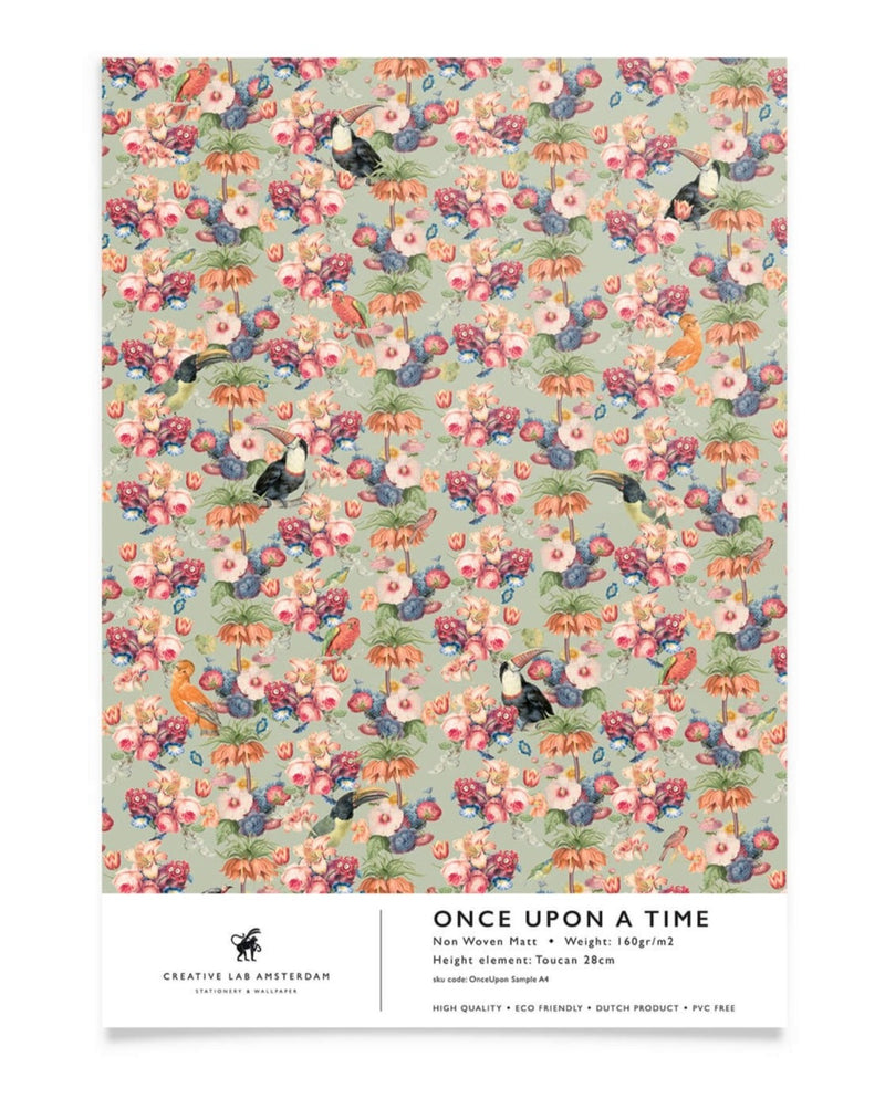Creative Lab Amsterdam x Rijksmuseum behang Once Upon A Time Wallpaper Sample