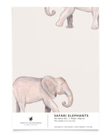 Creative Lab Amsterdam behang Safari Elephant wallpaper sample