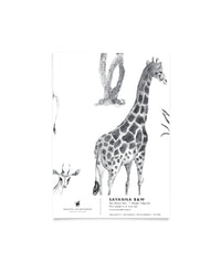 Savanna Black & White  Sample