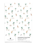 Creative Lab Amsterdam behang Savannah Palmtree wallpaper sample 