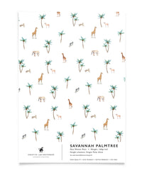 Creative Lab Amsterdam behang Savannah Palmtree wallpaper sample 