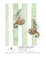 Creative Lab Amsterdam Seahorse Riders Green wallpaper sample