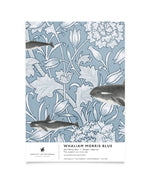Creative Lab Amsterdam behang Whaliam Morris Blue wallpaper sample