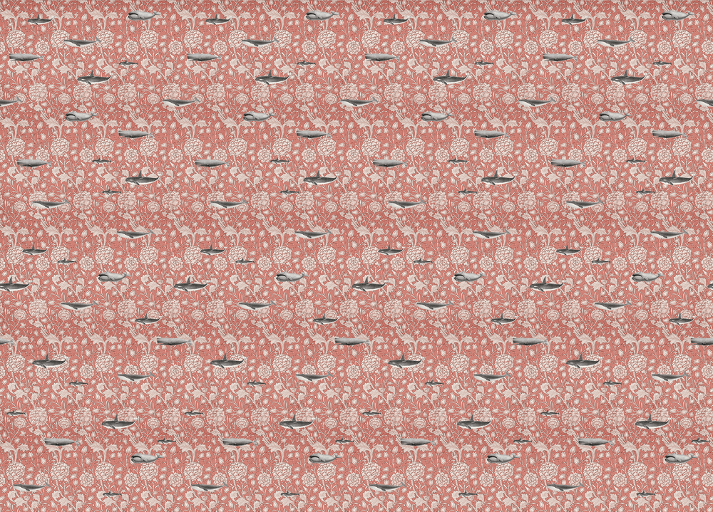 Creative Lab Amsterdam behang Whaliam Morris Coral Wallpaper