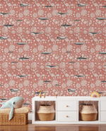 Creative Lab Amsterdam behang Whaliam Morris Coral wallpaper