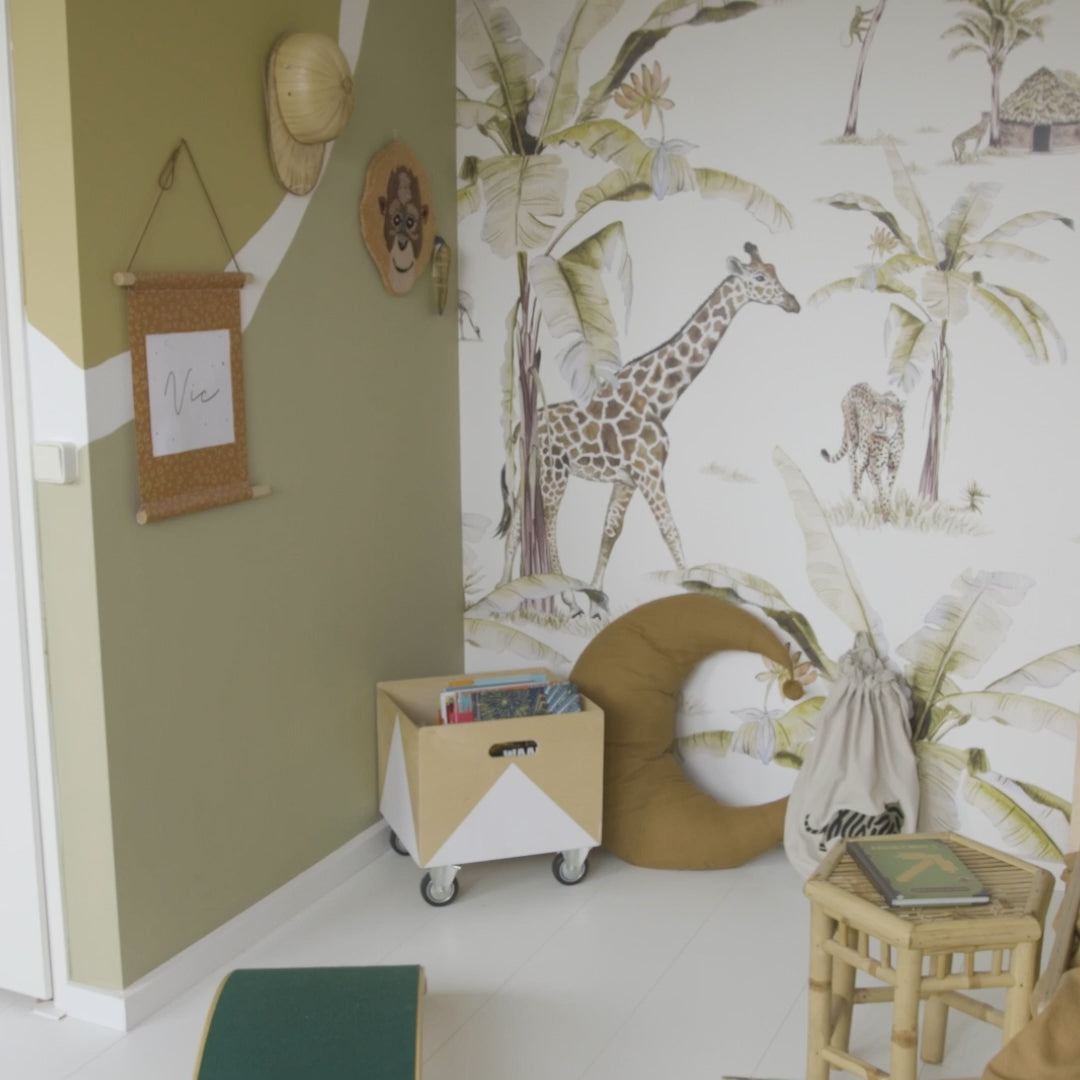 Creative Lab Amsterdam behang African Safari Sunset Wallpaper by Oh La Lot video