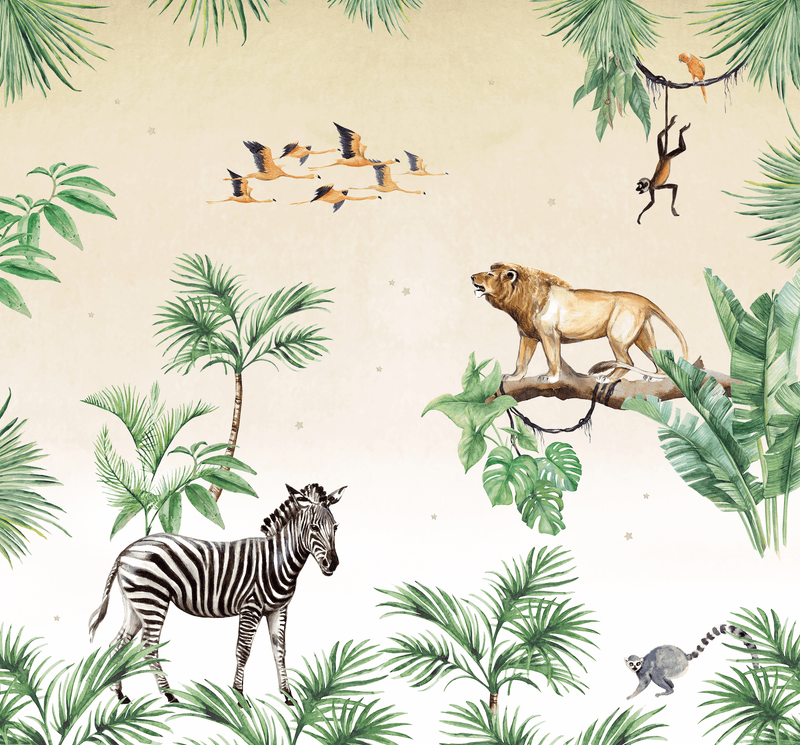 Creative Lab Amsterdam behang King of the Jungle Wallpaper