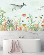 Creative Lab Amsterdam Sealife Coral bathroom Wallpaper