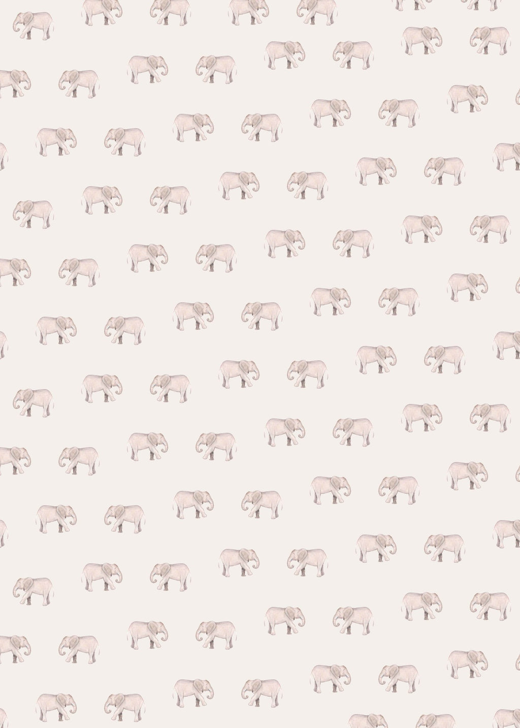 Creative Lab Amsterdam behang Safari Elephants Wallpaper