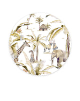 Creative Lab Amsterdam behang cirkel African Safari Sunset Wallpaper Circle