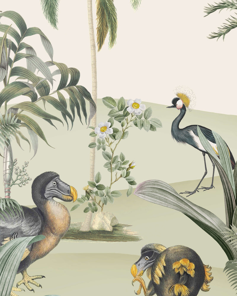 Creative Lab Amsterdam behang Dodo Oasis Wallpaper detail