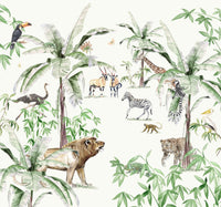 Creative Lab Amsterdam behang Just Another day in the Jungle Wallpaper