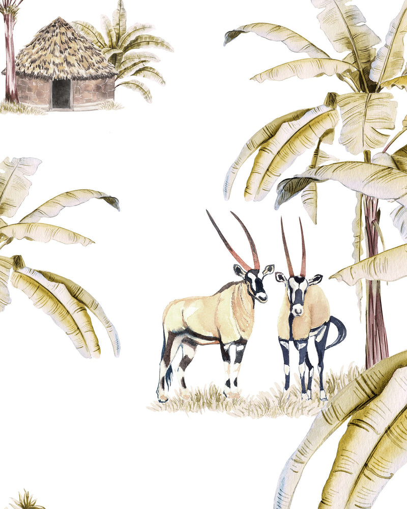 Creative Lab Amsterdam behang African Safari Sunset Wallpaper detail