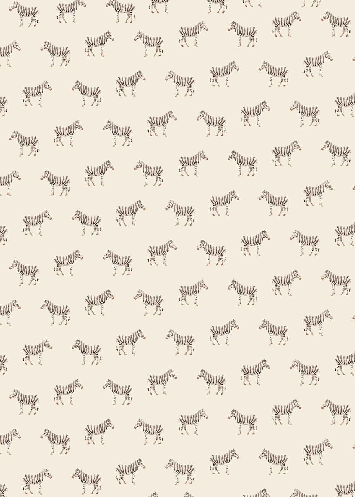 Creative Lab Amsterdam behang Safari Zebra Wallpaper