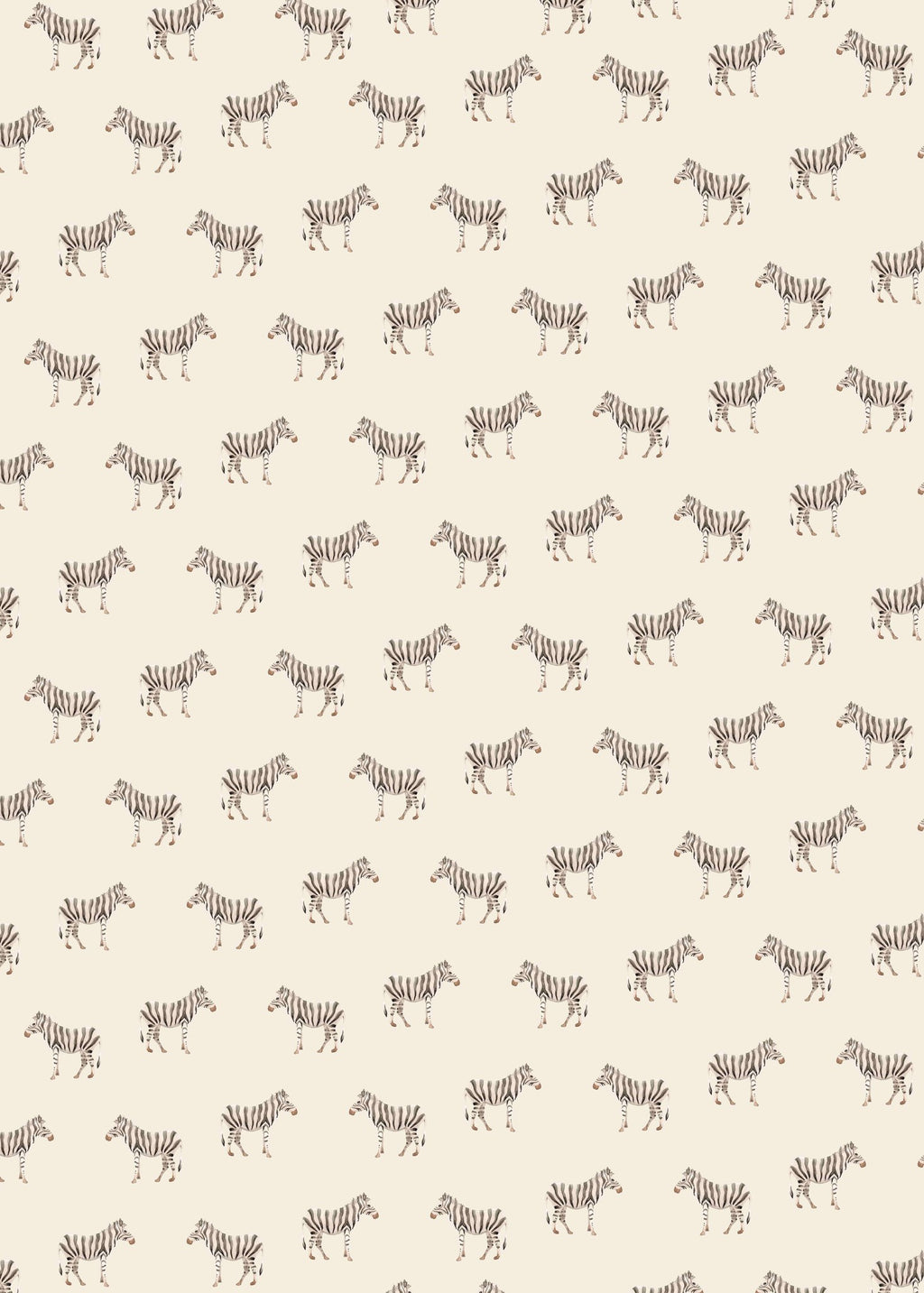 Creative Lab Amsterdam behang Safari Zebra Wallpaper