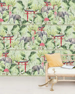 Creative Lab Amsterdam behang Ritual Elephant wallpaper