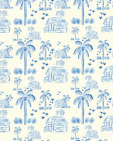 Creative Lab Amsterdam behang Maui Beach Blue Wallpaper