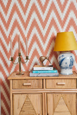 Creative Lab Amsterdam behang Ikat Orange Wallpaper