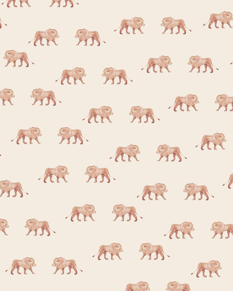 Creative Lab Amsterdam behang Safari King Wallpaper