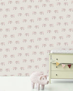 Creative Lab Amsterdam behang Safari Elephants Wallpaper