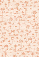 Creative Lab Amsterdam behang Jungle Silhouette Pink Wallpaper