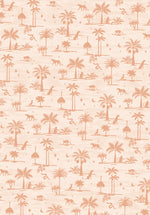 Creative Lab Amsterdam behang Jungle Silhouette Pink Wallpaper