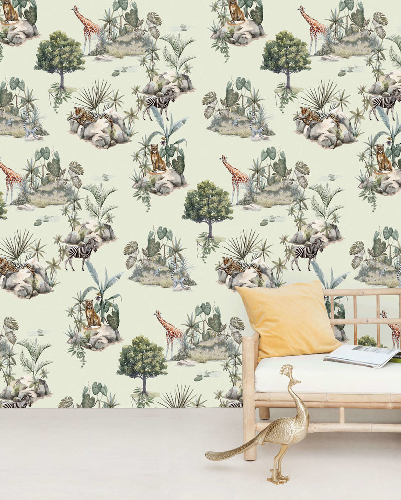 Creative Lab Amsterdam behang Safari Rocks wallpaper