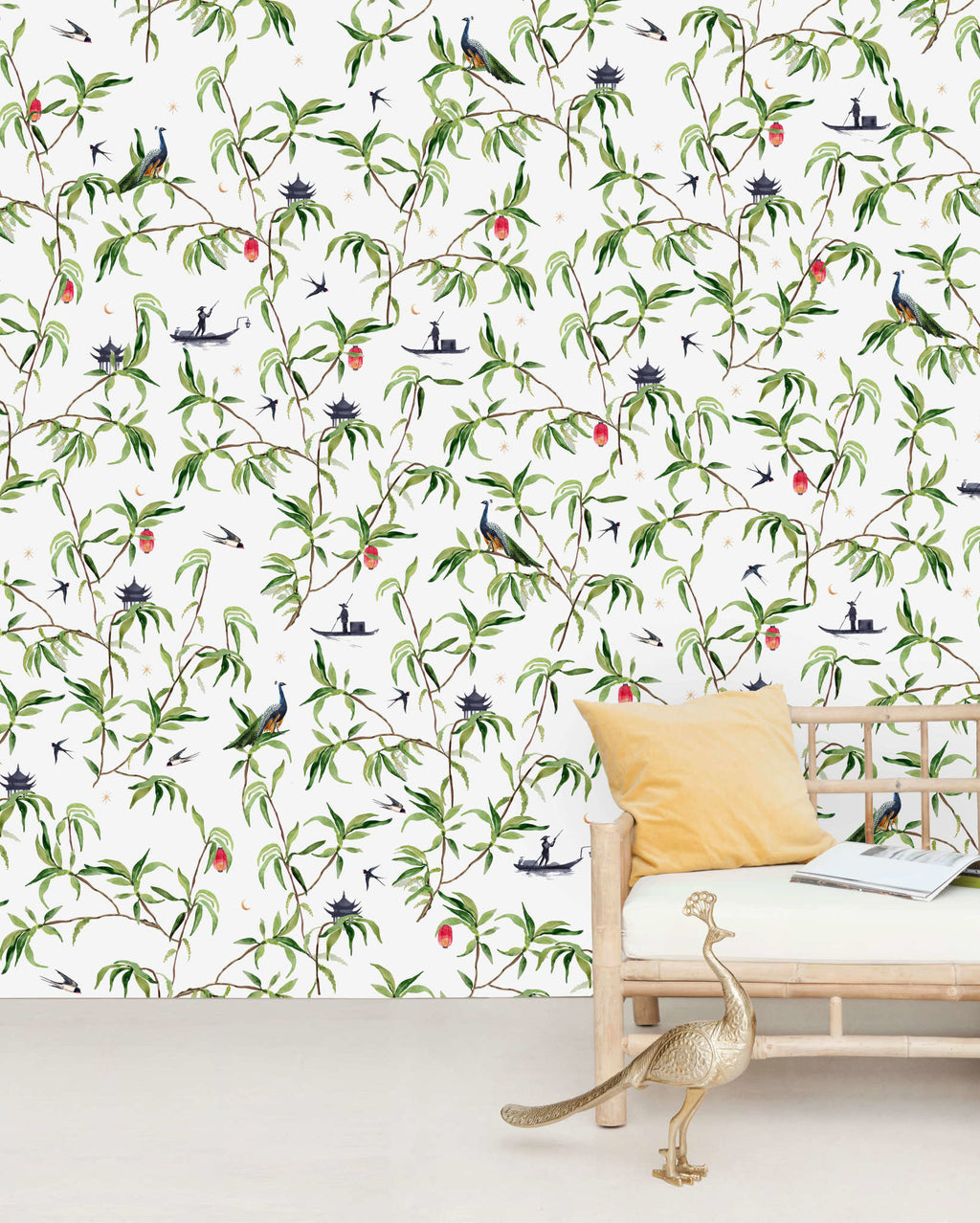 Creative Lab Amsterdam behang Chinese Riverside wallpaper