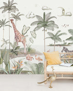 Creative Lab Amsterdam behang Smiling Jungle Moon Wallpaper