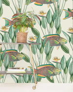 Creative Lab Amsterdam behang Parrot Fish Wallpaper
