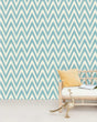 Creative Lab Amsterdam behang Ikat Blue Wallpaper