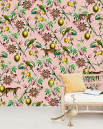 Creative Lab Amsterdam Botanical Garden Pink Wallpaper