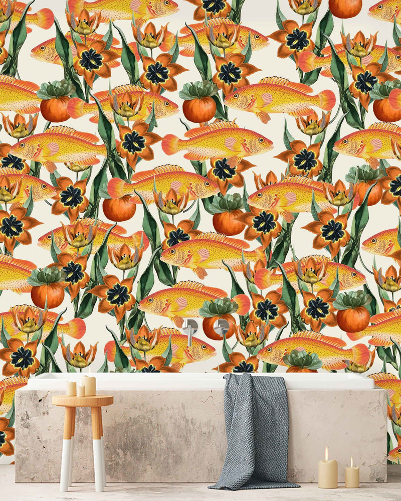 Creative Lab Amsterdam badkamer behang Dutch Parade bathroom Wallpaper