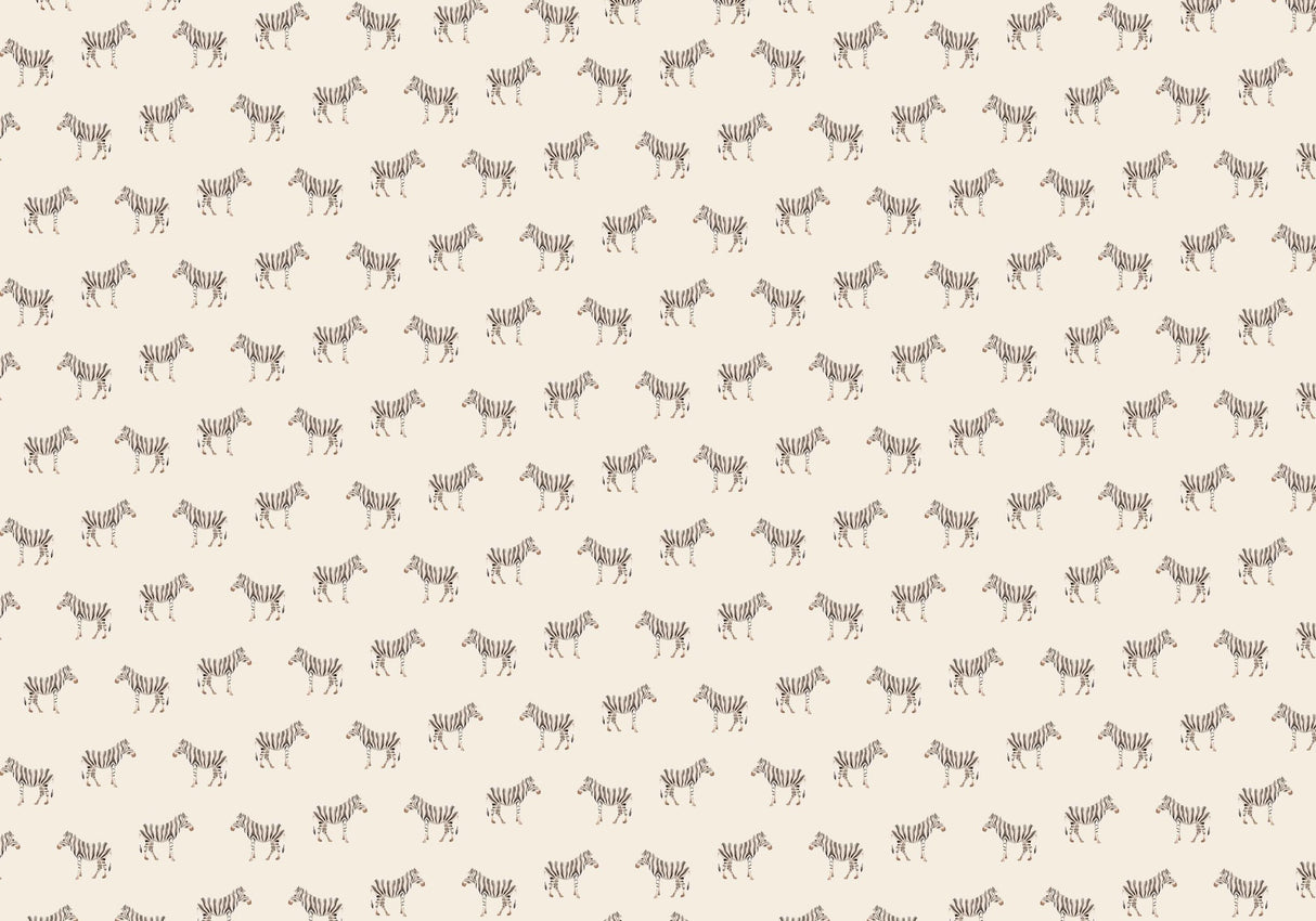 Creative Lab Amsterdam behang Safari Zebra Wallpaper