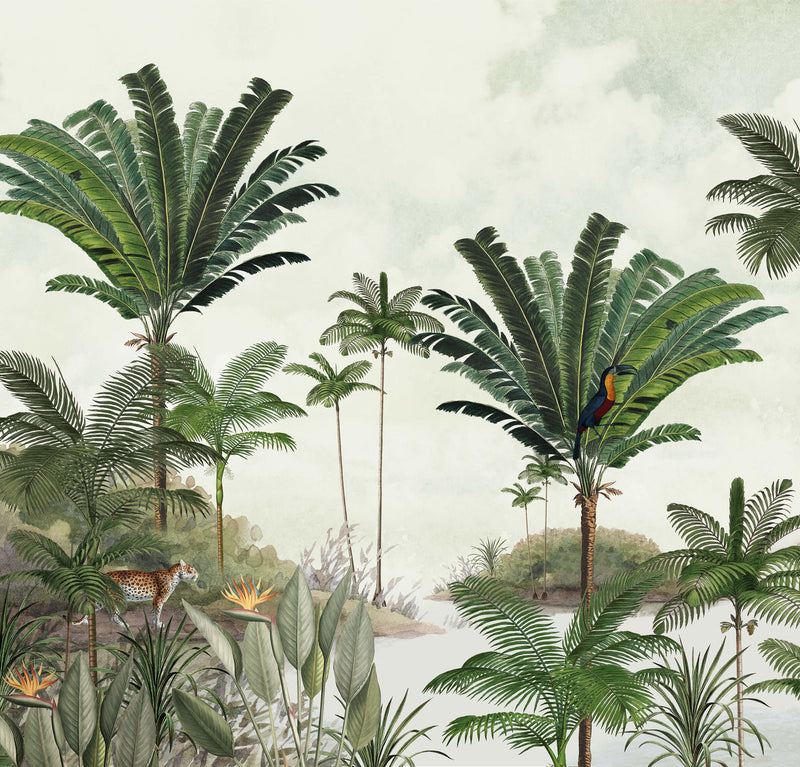Creative Lab Amsterdam behang Rainforest Wallpaper