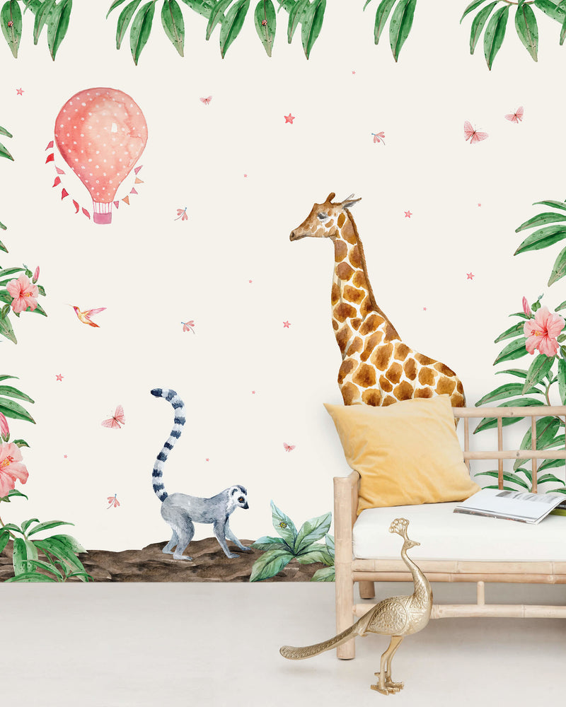 Creative Lab Amsterdam behang Giraffe Wallpaper