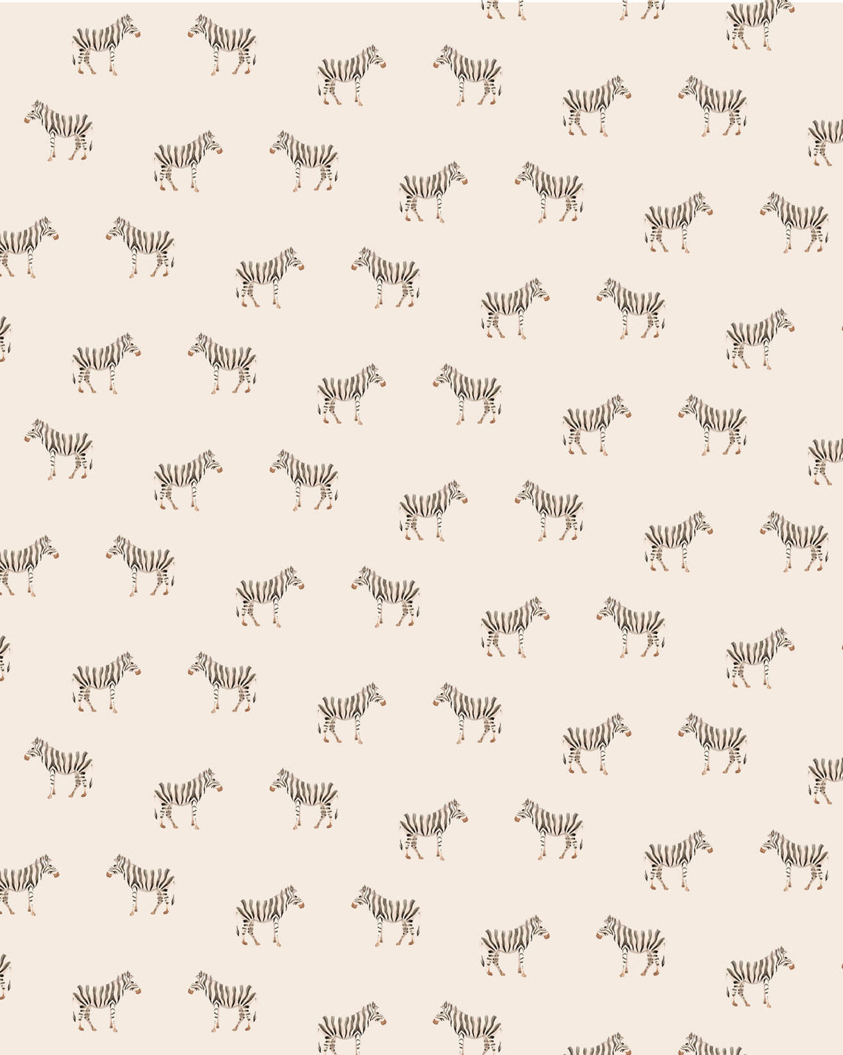 Creative Lab Amsterdam behang Safari Zebra Wallpaper
