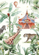 Creative Lab Amsterdam behang Jungle Circus Wallpaper