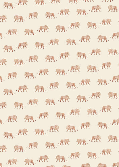 Creative Lab Amsterdam behang Safari King Wallpaper