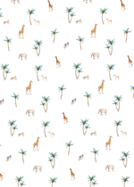 Creative Lab Amsterdam behang Savannah Palmtree Wallpaper