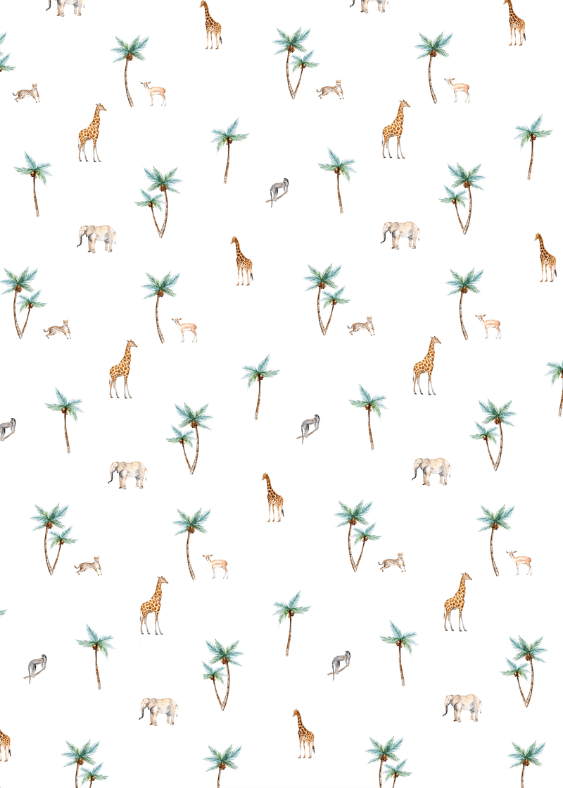 Creative Lab Amsterdam behang Savannah Palmtree Wallpaper